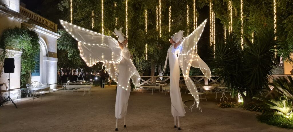 Spettacolo matrimonio Farfalle Luminose Lecce Brindisi Taranto